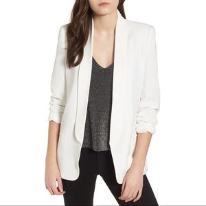NWT Mural Slouchy Boyfriend Blazer, White, Sz M